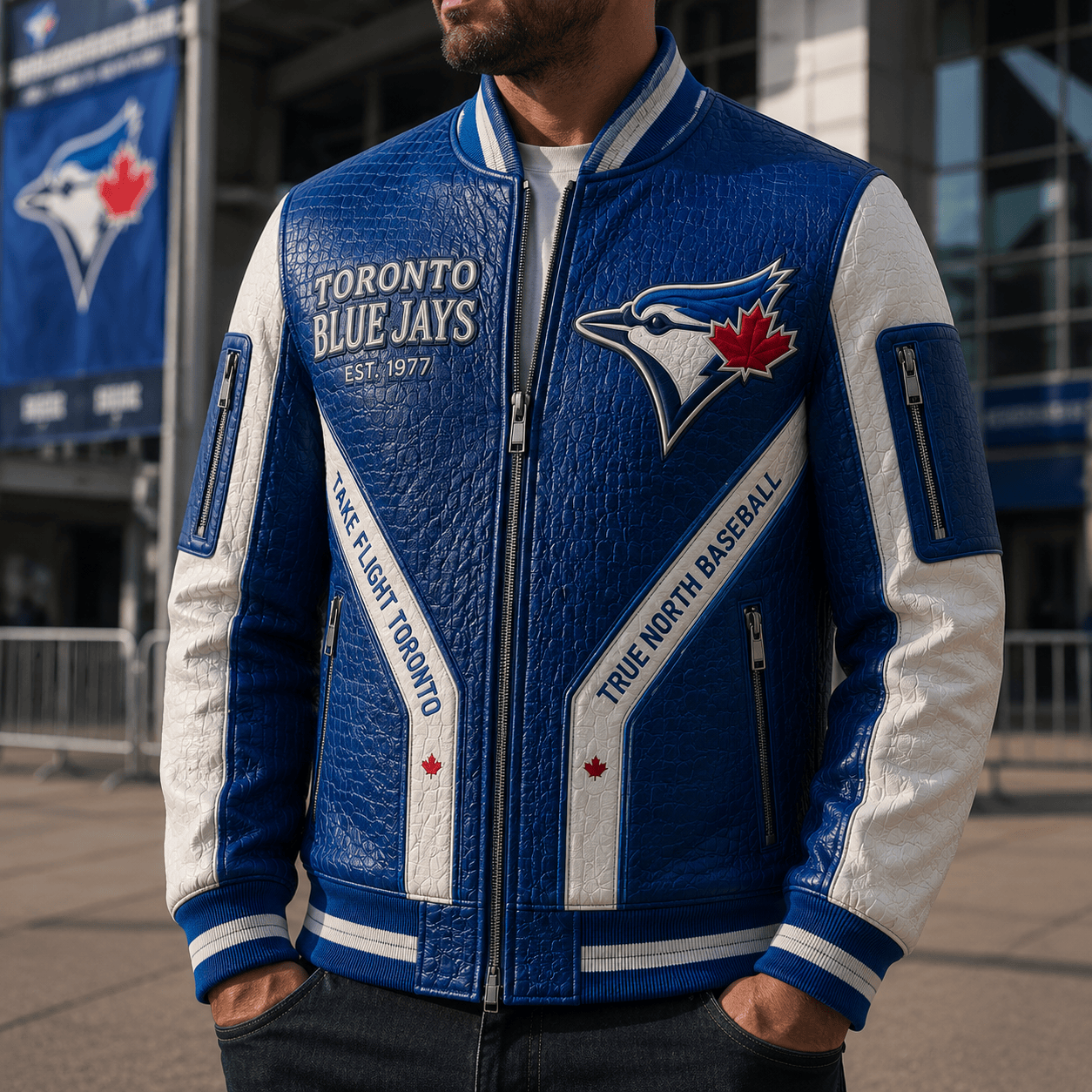 Premium TBJ Leather Zipper Jacket TTMH