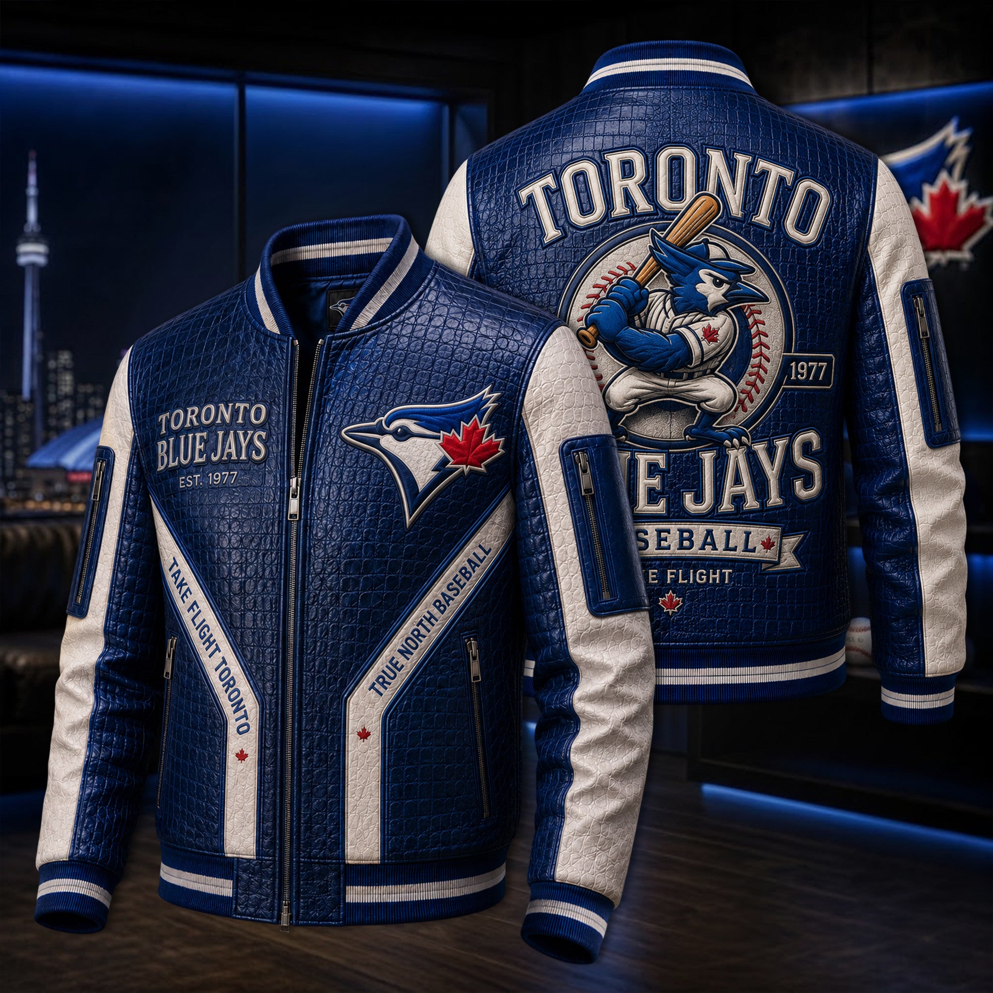 Premium TBJ Leather Zipper Jacket TTMH
