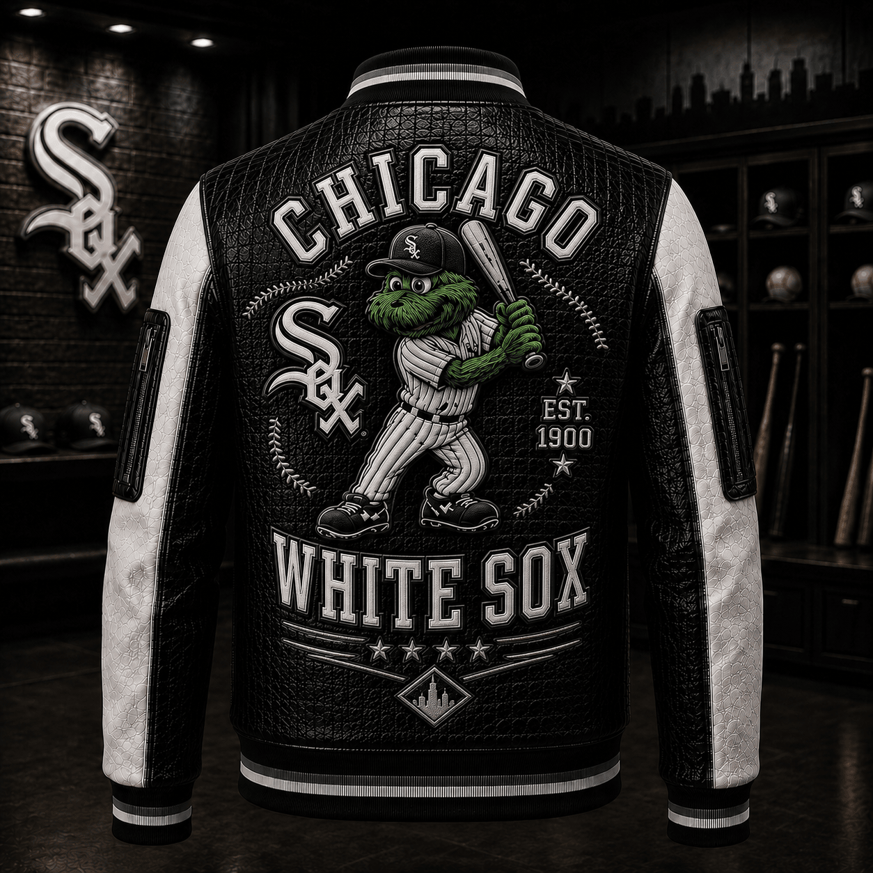 Premium CWS Leather Zipper Jacket TTMH