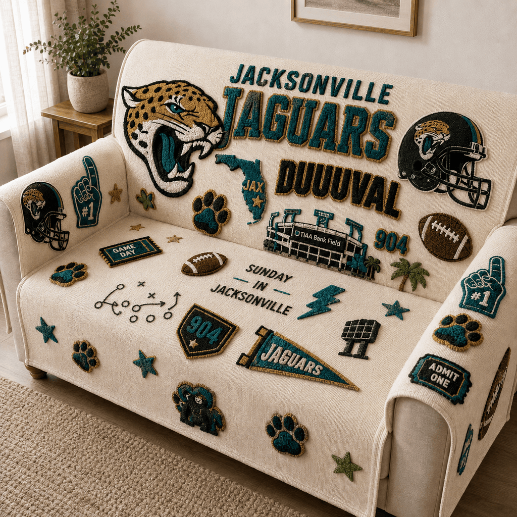 JSVJ Tufted Sofa Cover & Pillow Set DNBN