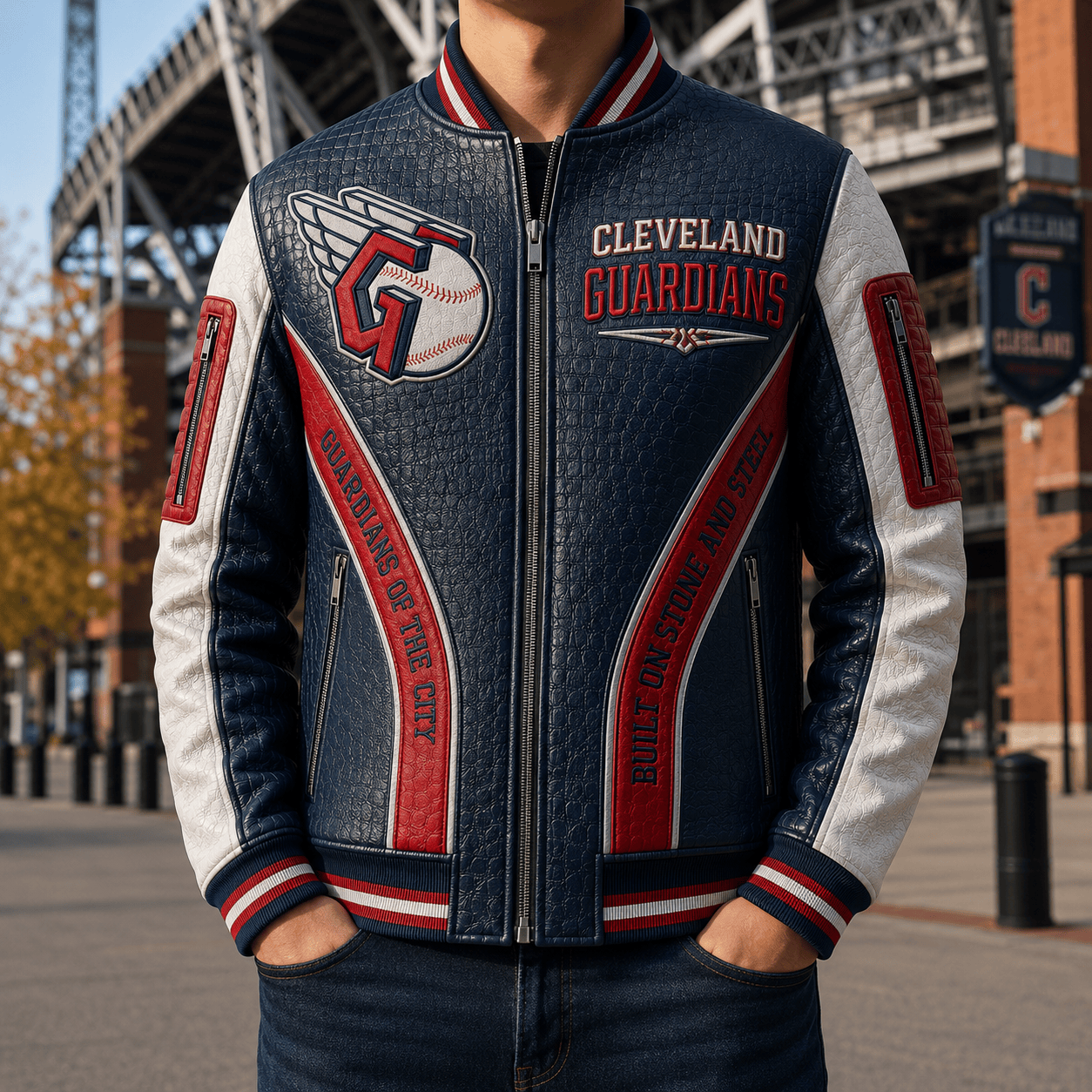 Premium CLG Leather Zipper Jacket TTMH