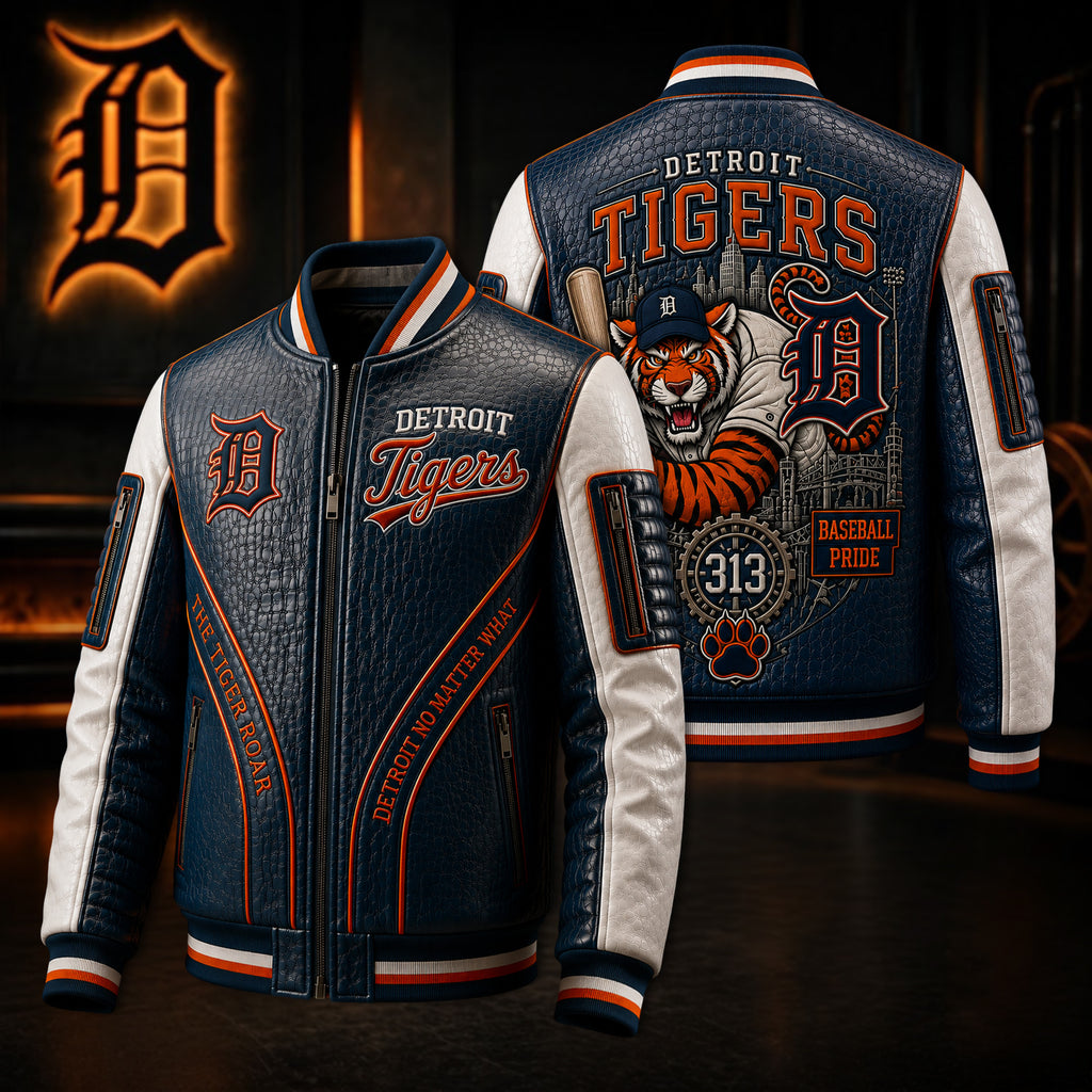 Premium DTG Leather Zipper Jacket TTMH