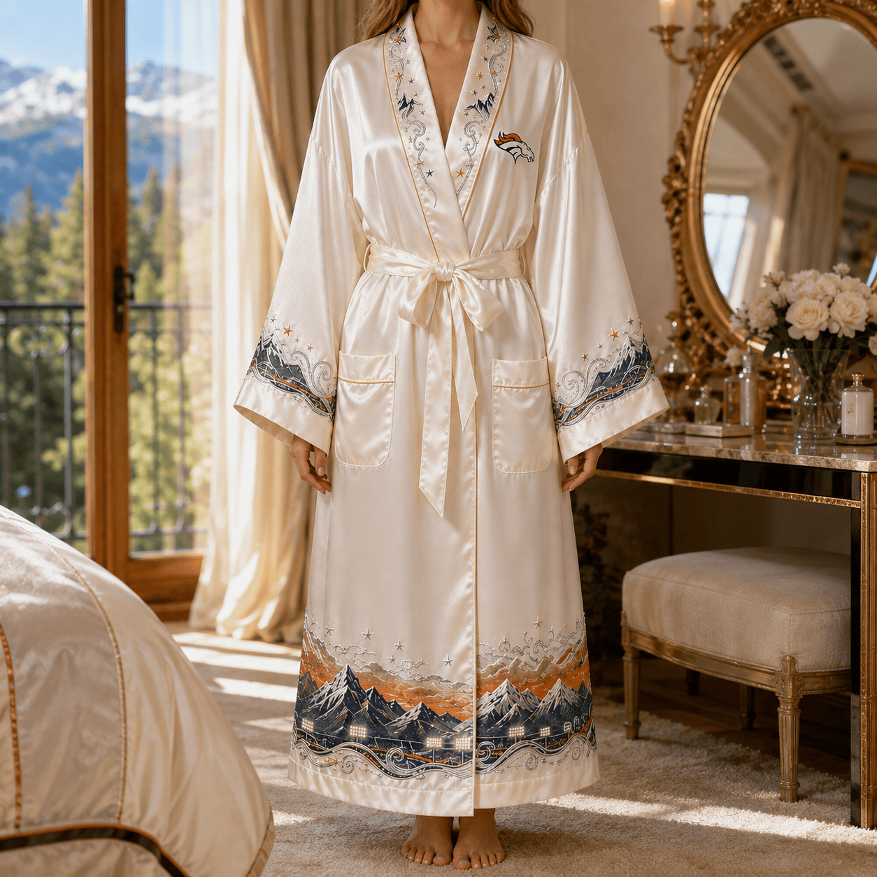 PREMIUM DVBC Satin Robe NVH