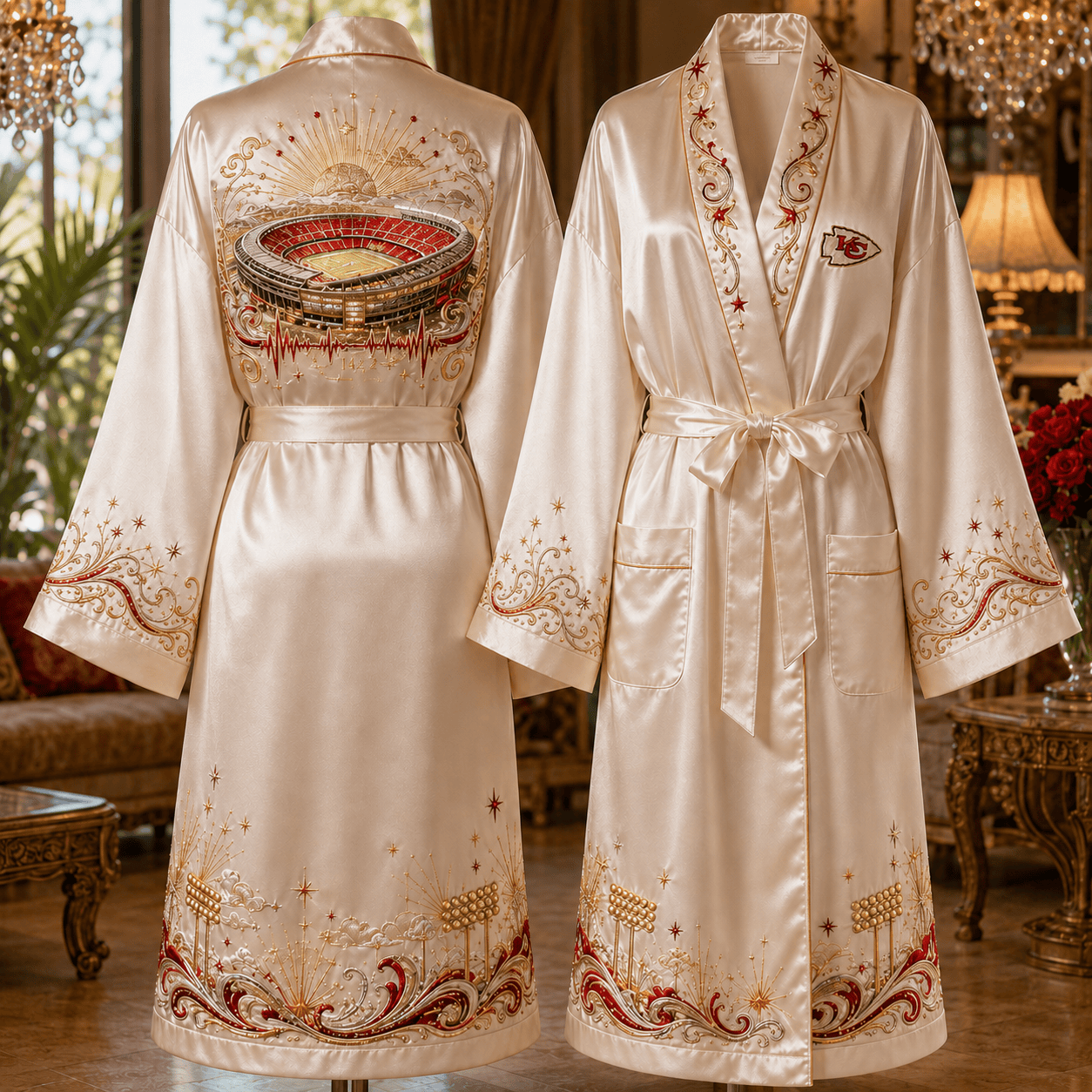 PREMIUM KCC Satin Robe NVH