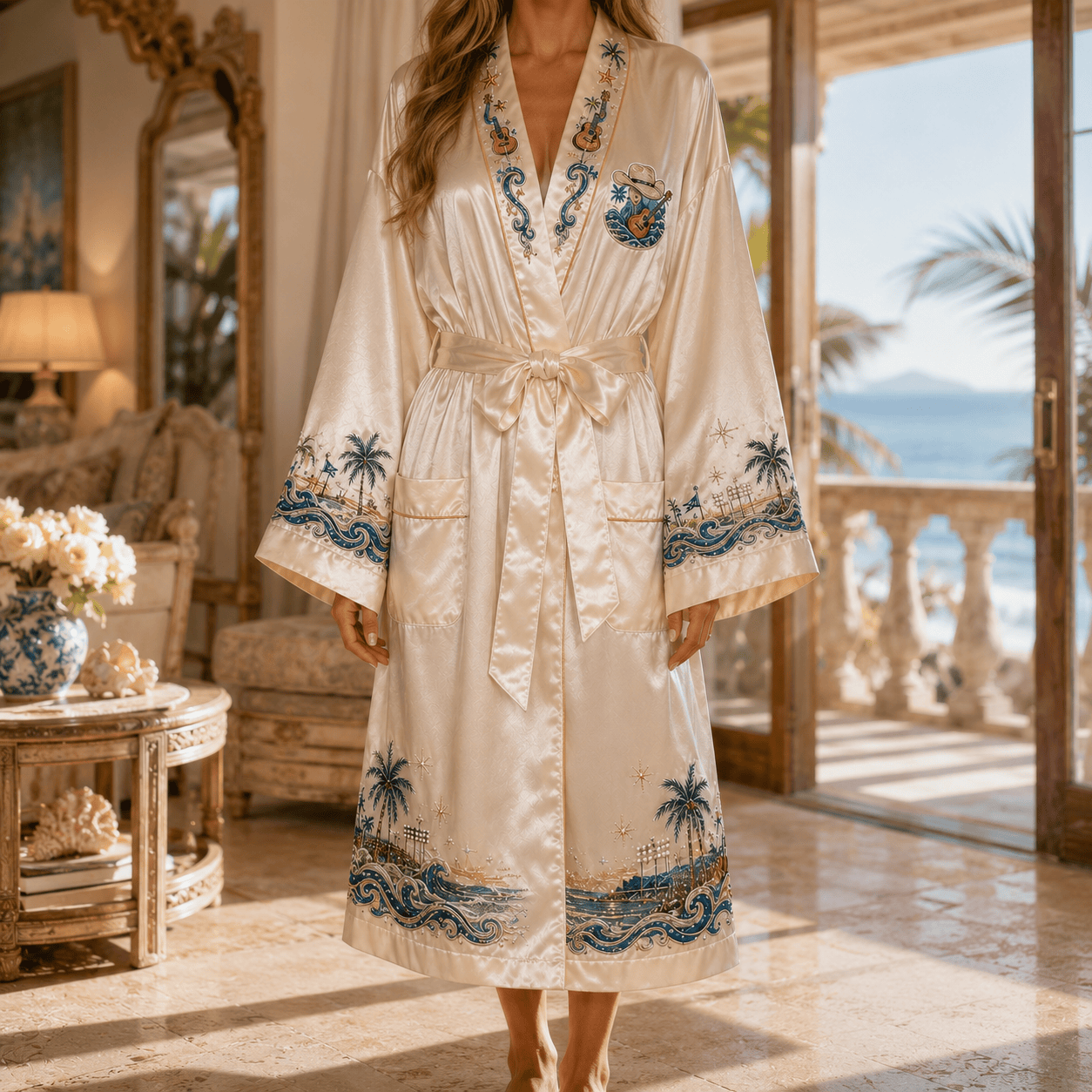 PREMIUM KNCN Satin Robe NVH