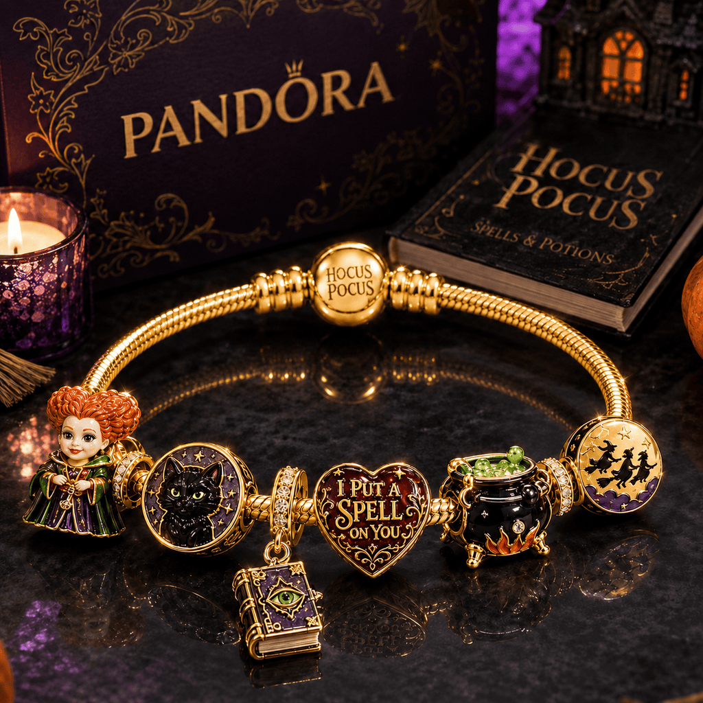 HCPC Gold Charm Bracelet Set BMD
