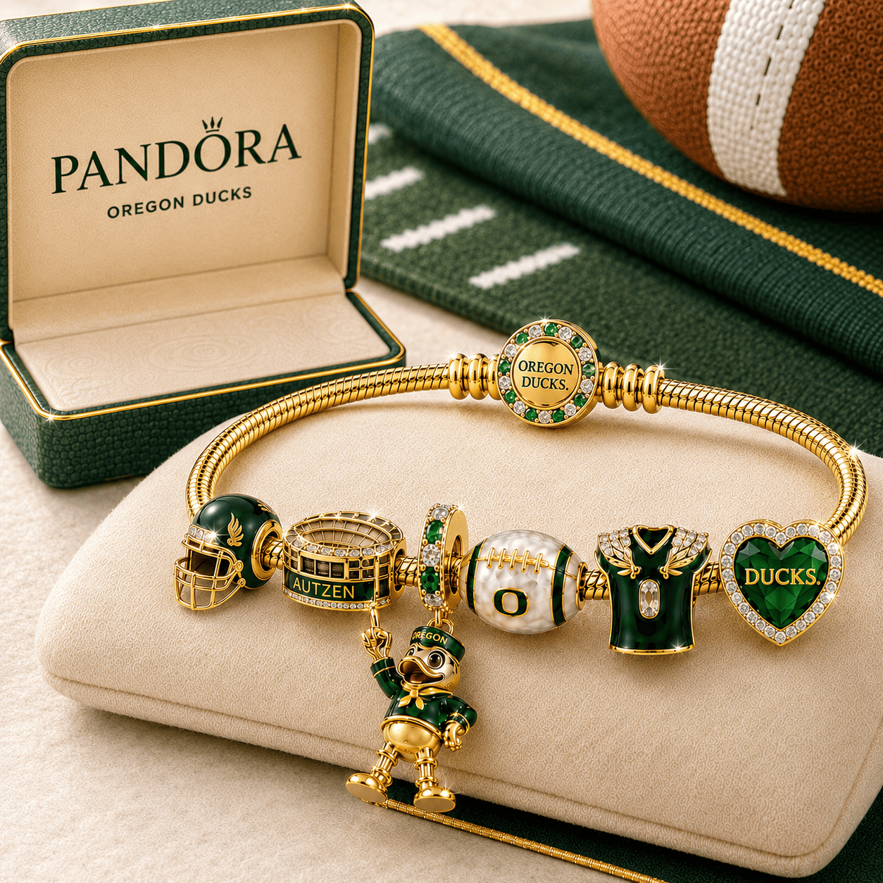 ORD Gold Charm Bracelet Set TMH