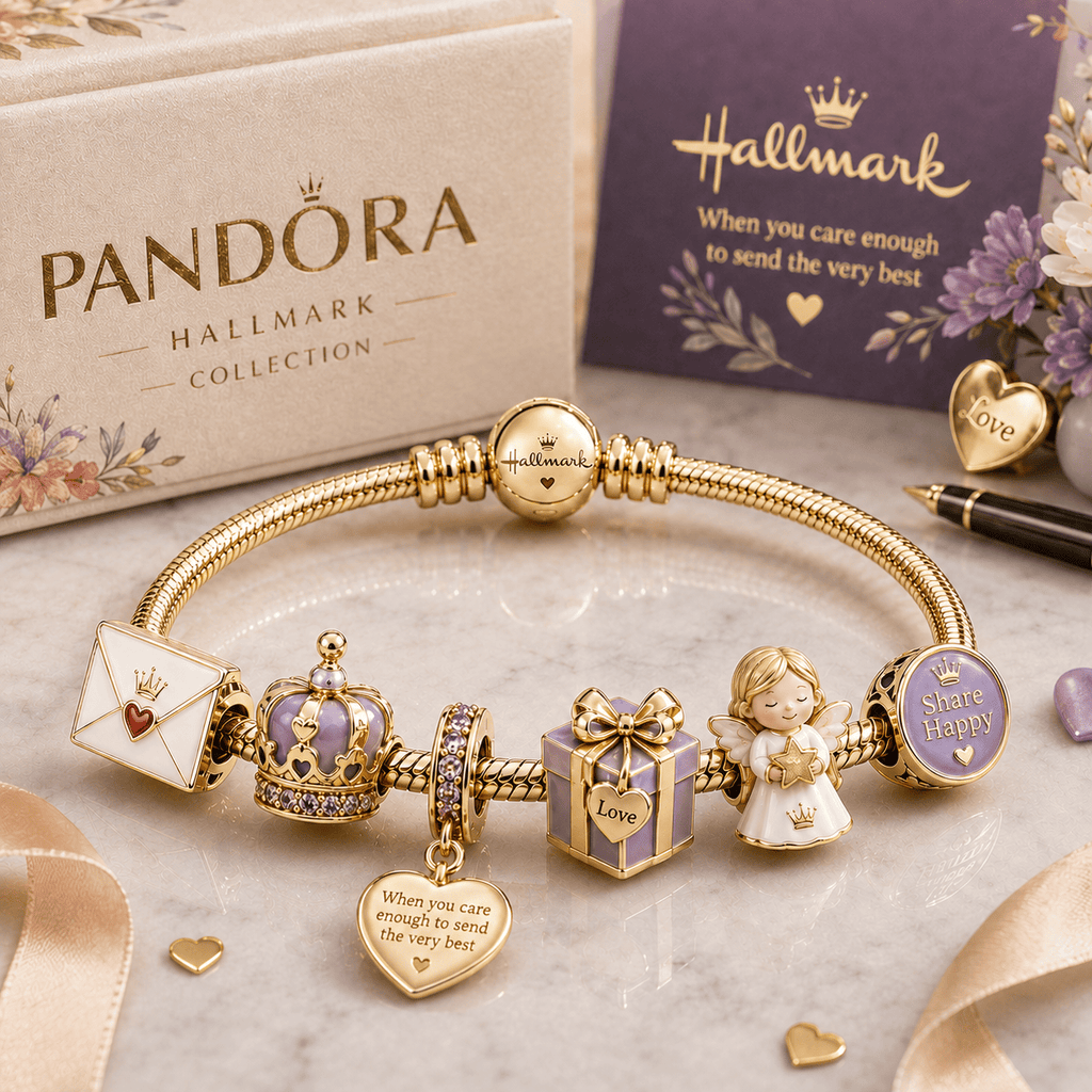 HMK Gold Charm Bracelet Set BMD