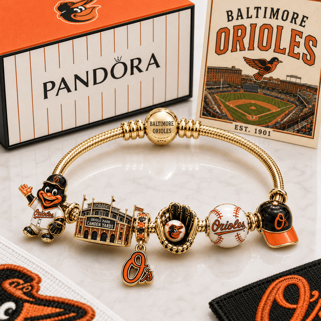 BTMO Gold Charm Bracelet Set BMD