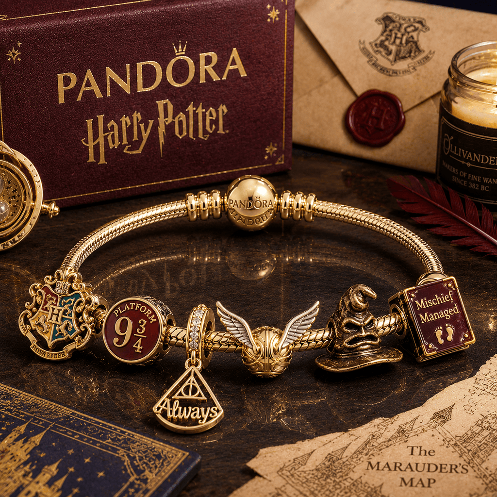 HRP Gold Charm Bracelet Set BMD