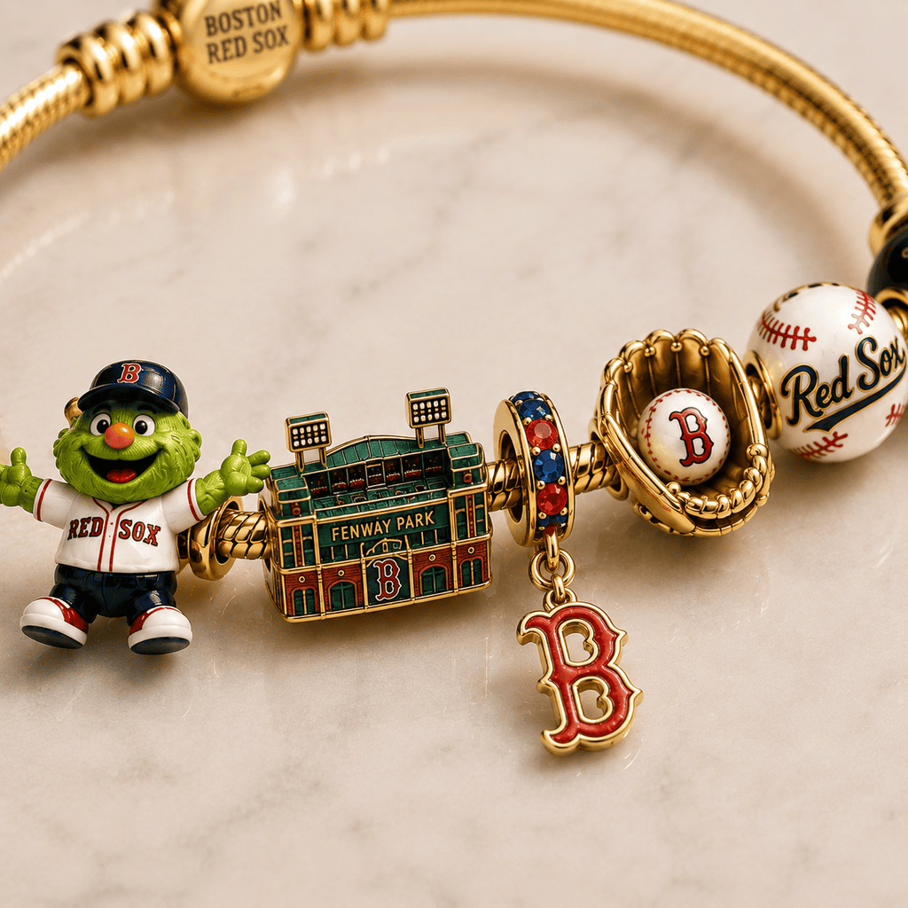 BRX Gold Charm Bracelet Set BMD