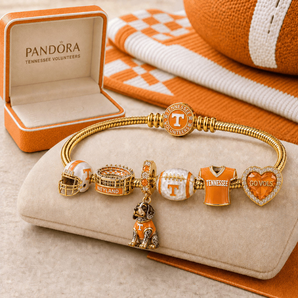 TVF Gold Charm Bracelet Set TMH