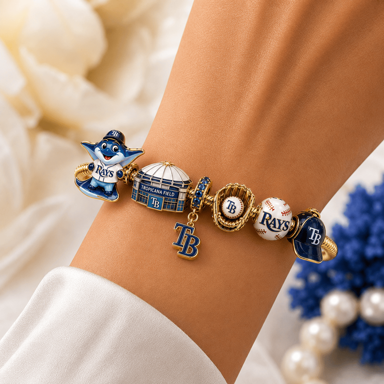 TPBR Gold Charm Bracelet Set BMD
