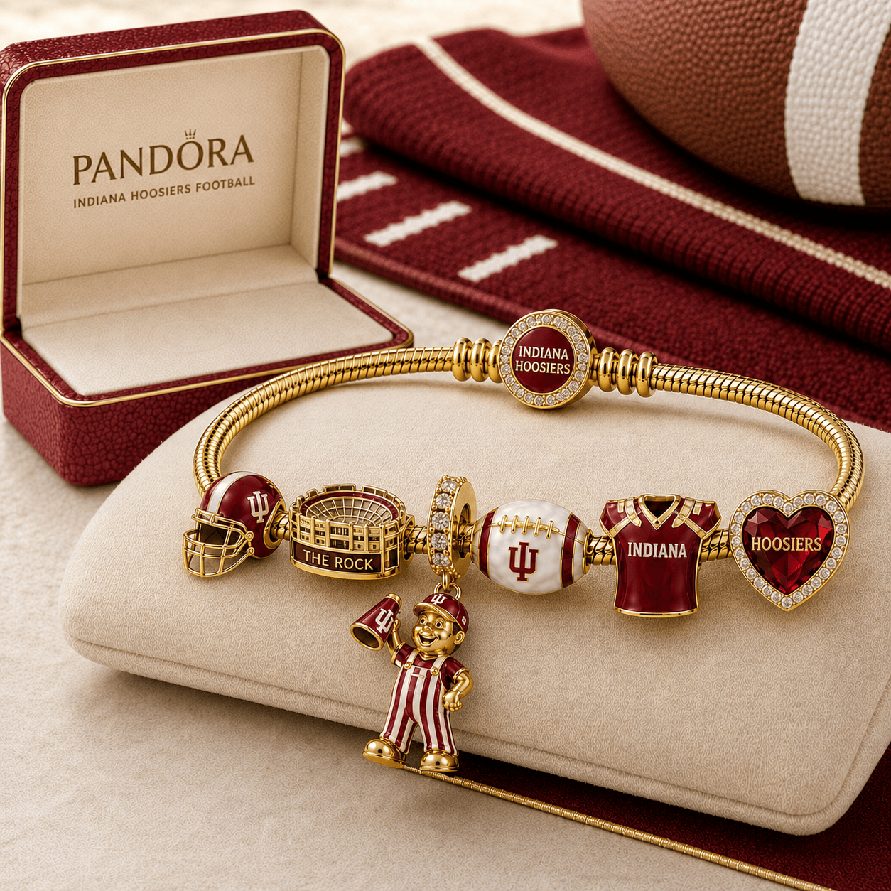 IDH Gold Charm Bracelet Set TMH