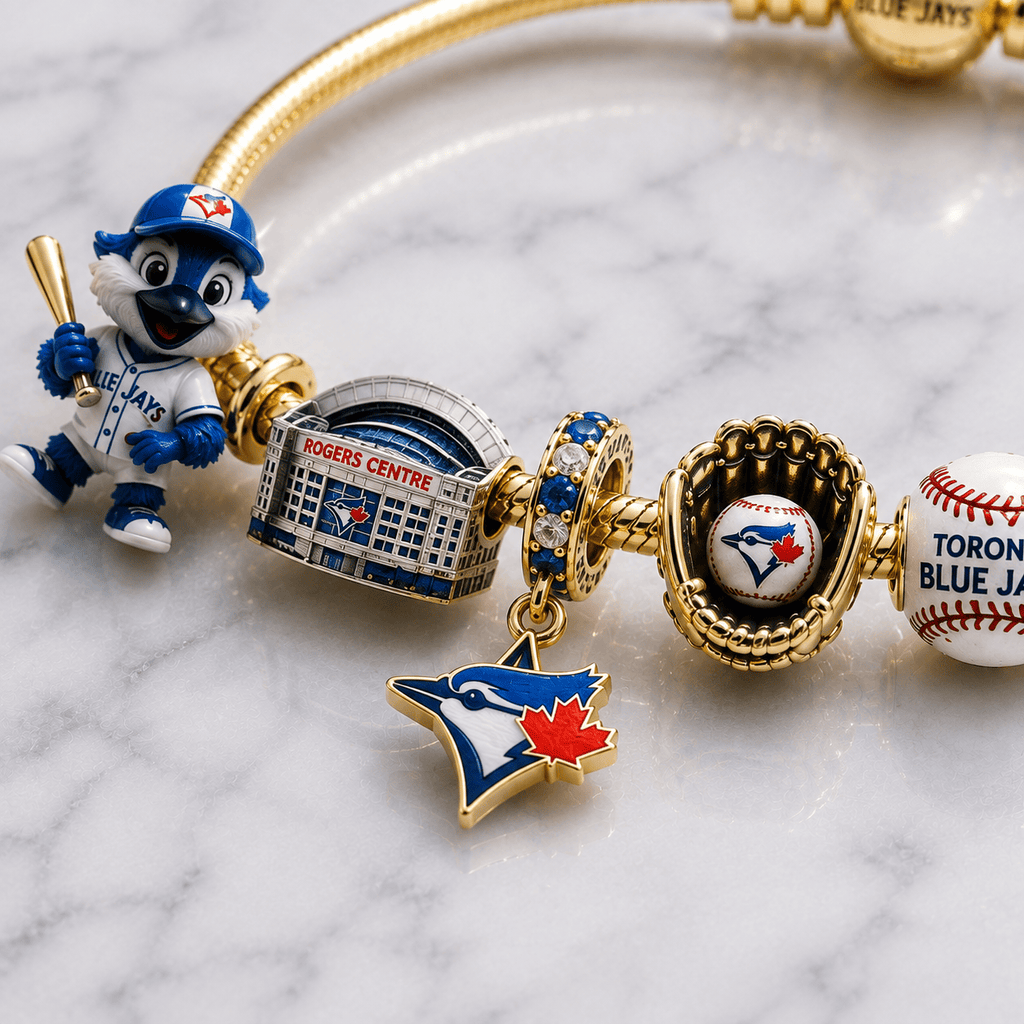TBJ Gold Charm Bracelet Set BMD