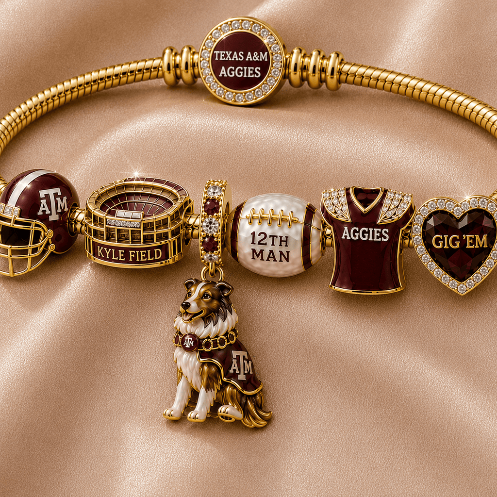 TAMA Gold Charm Bracelet Set TMH