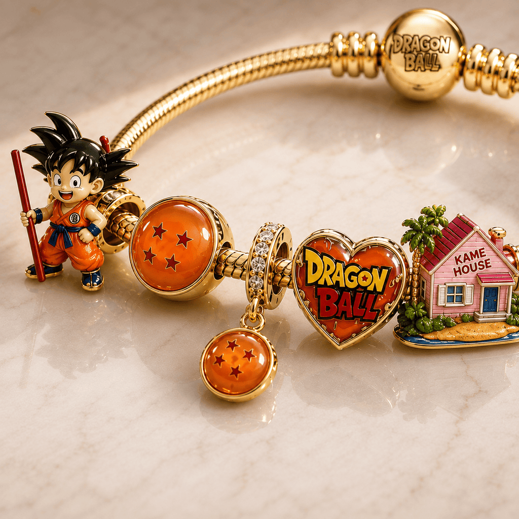 DGBL Gold Charm Bracelet Set BMD