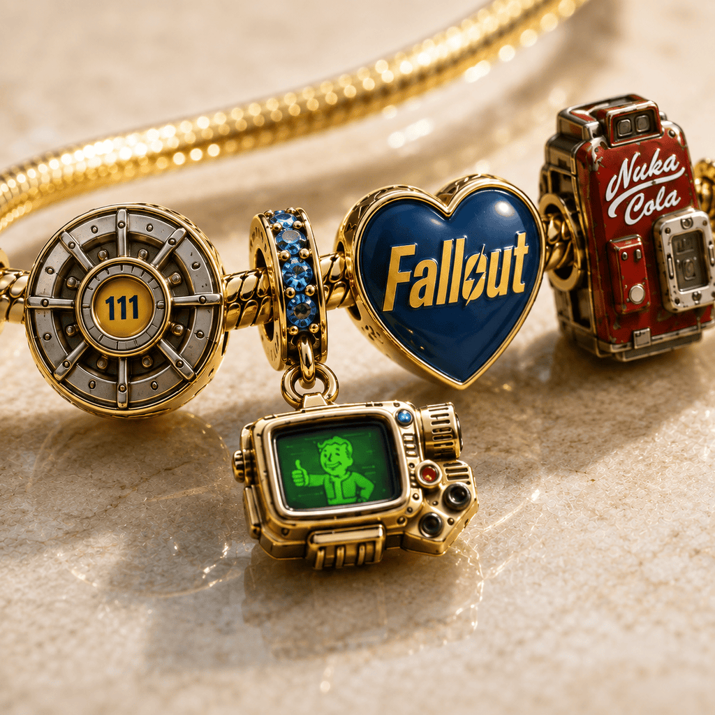 FOG Gold Charm Bracelet Set BMD