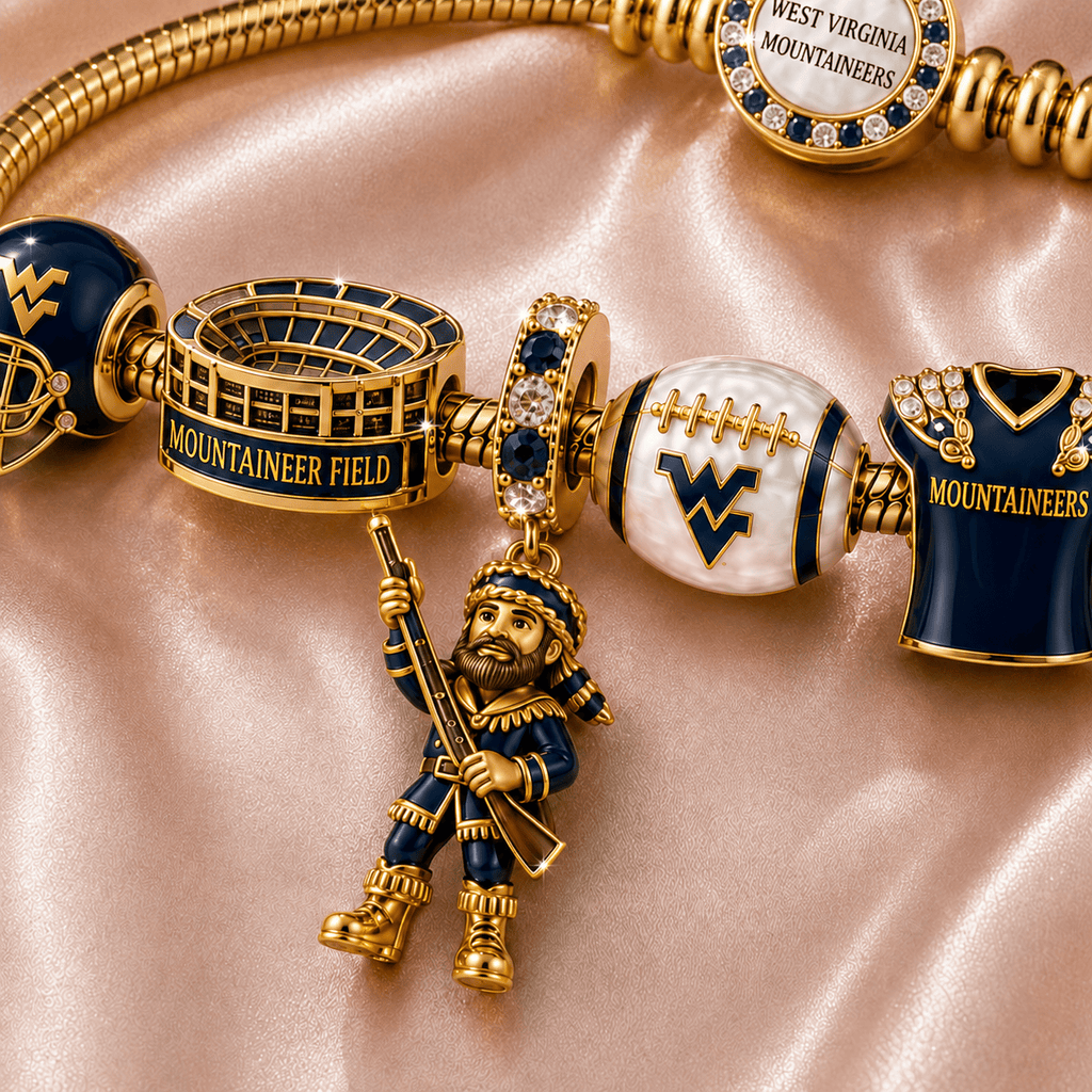 WVM Gold Charm Bracelet Set TMH