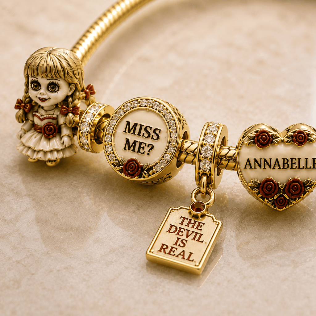 ANBL Gold Charm Bracelet Set BMD