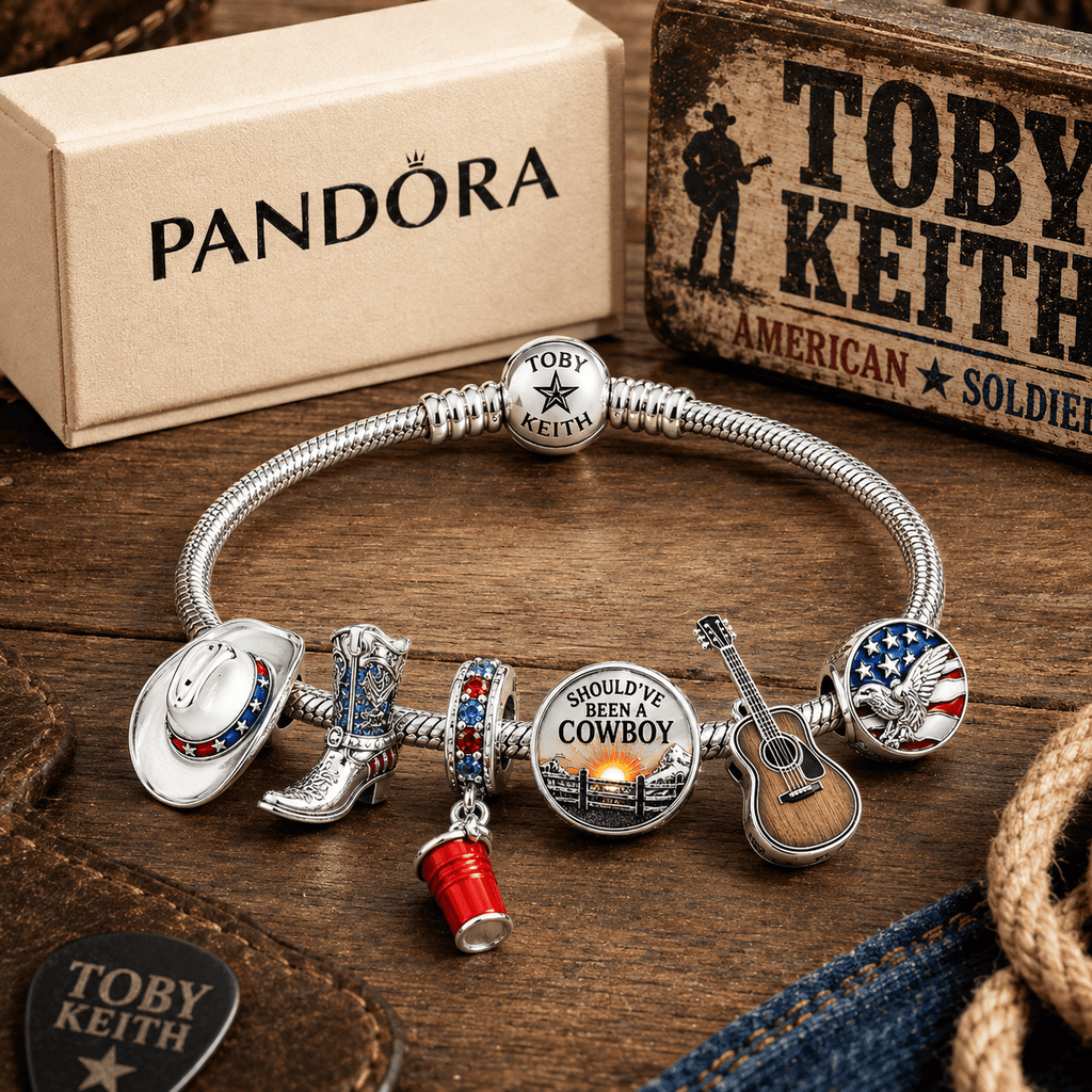 TBKH Silver Charm Bracelet Set BMD
