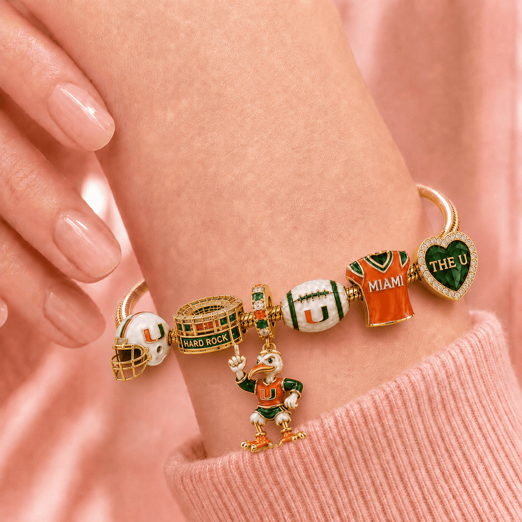 MHR Gold Charm Bracelet Set TMH