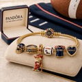 OMR Gold Charm Bracelet Set TMH
