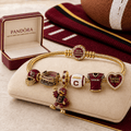 SCG Gold Charm Bracelet Set TMH