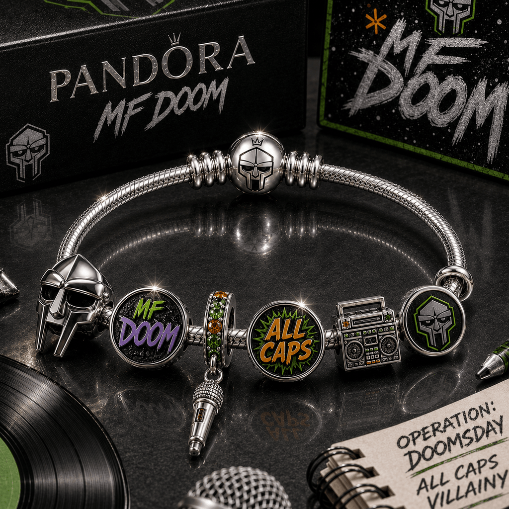 MFD Silver Charm Bracelet Set BMD