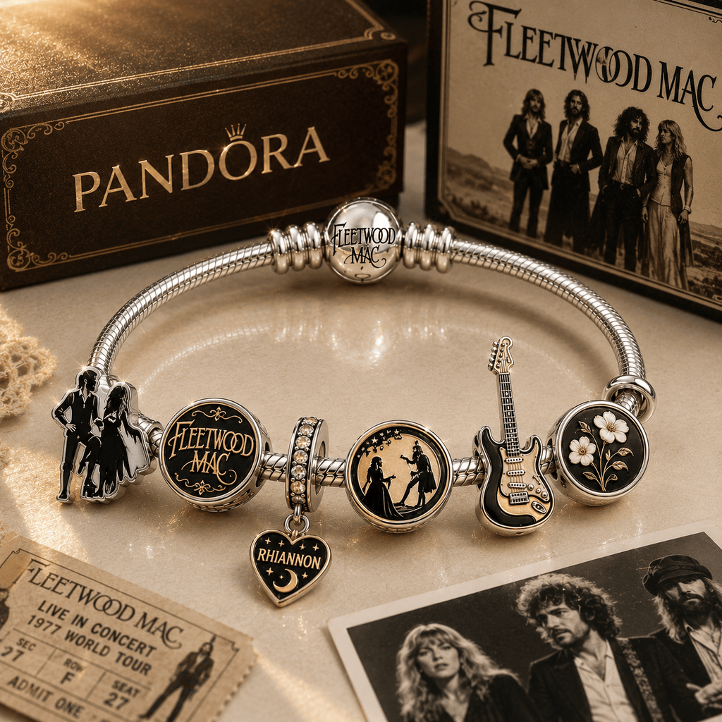 FLM Silver Charm Bracelet Set BMD