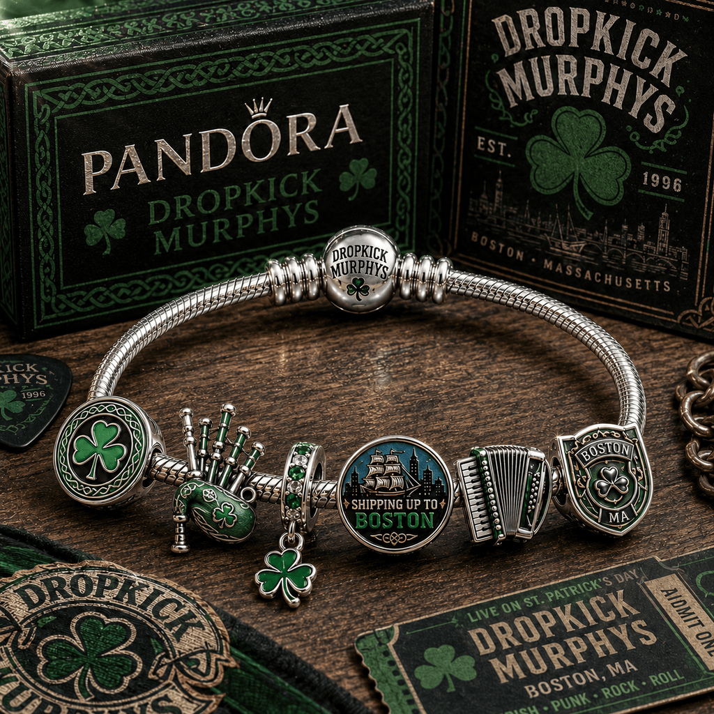 DKMP Silver Charm Bracelet Set BMD