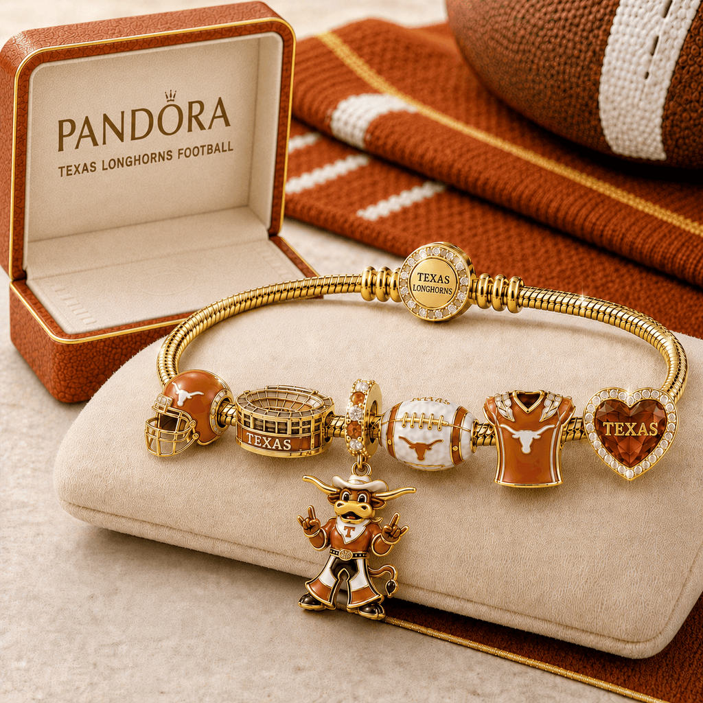 TLH Gold Charm Bracelet Set TMH