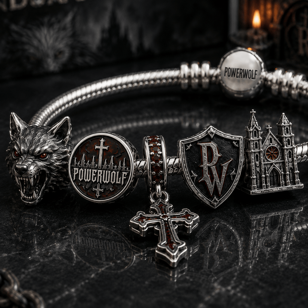 POWF Silver Charm Bracelet Set VTH