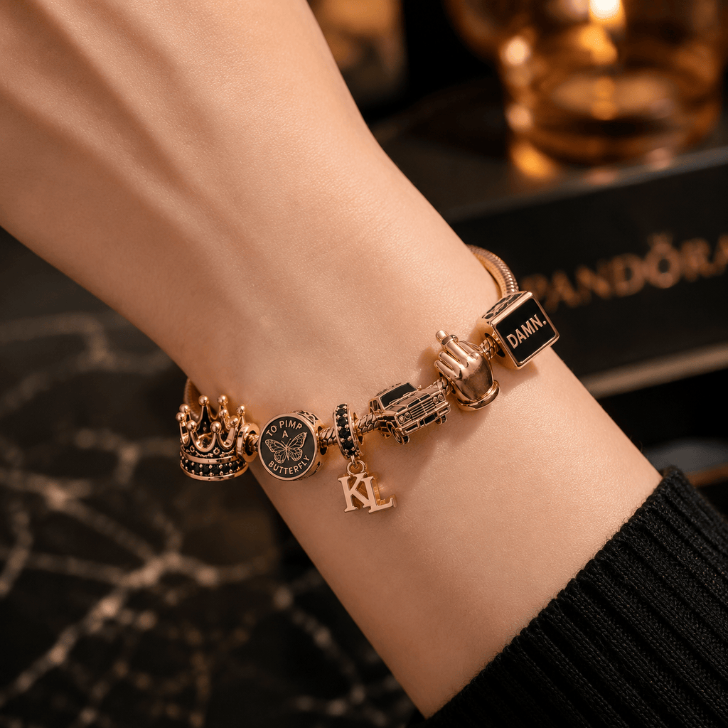 KDL Gold Charm Bracelet Set VTH