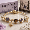 WNHT Gold Charm Bracelet Set VTH
