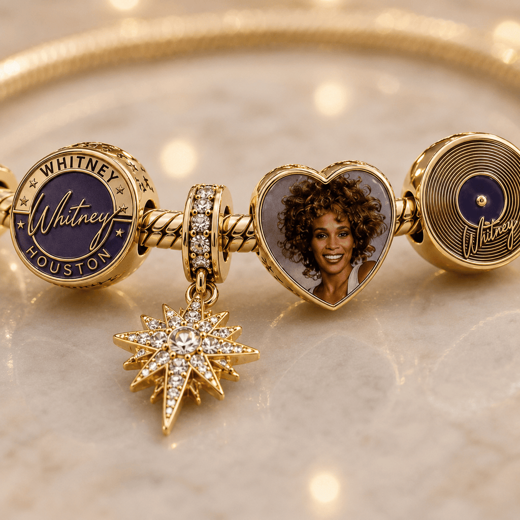 WNHT Gold Charm Bracelet Set VTH
