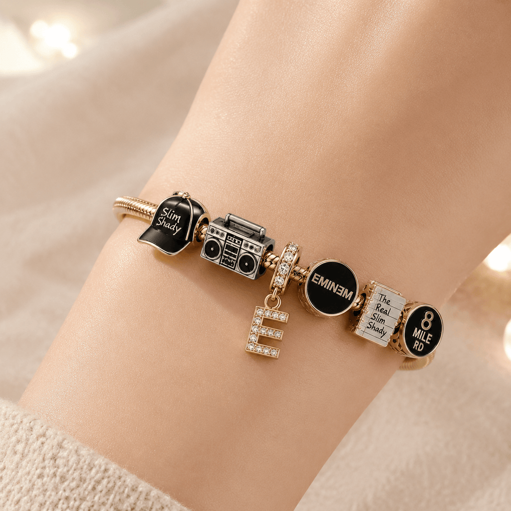 EMN Gold Charm Bracelet Set VTH