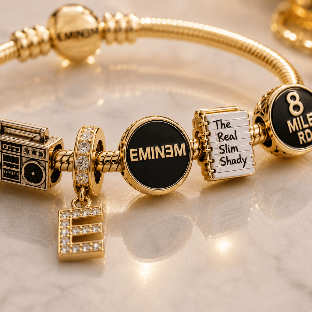 EMN Gold Charm Bracelet Set VTH