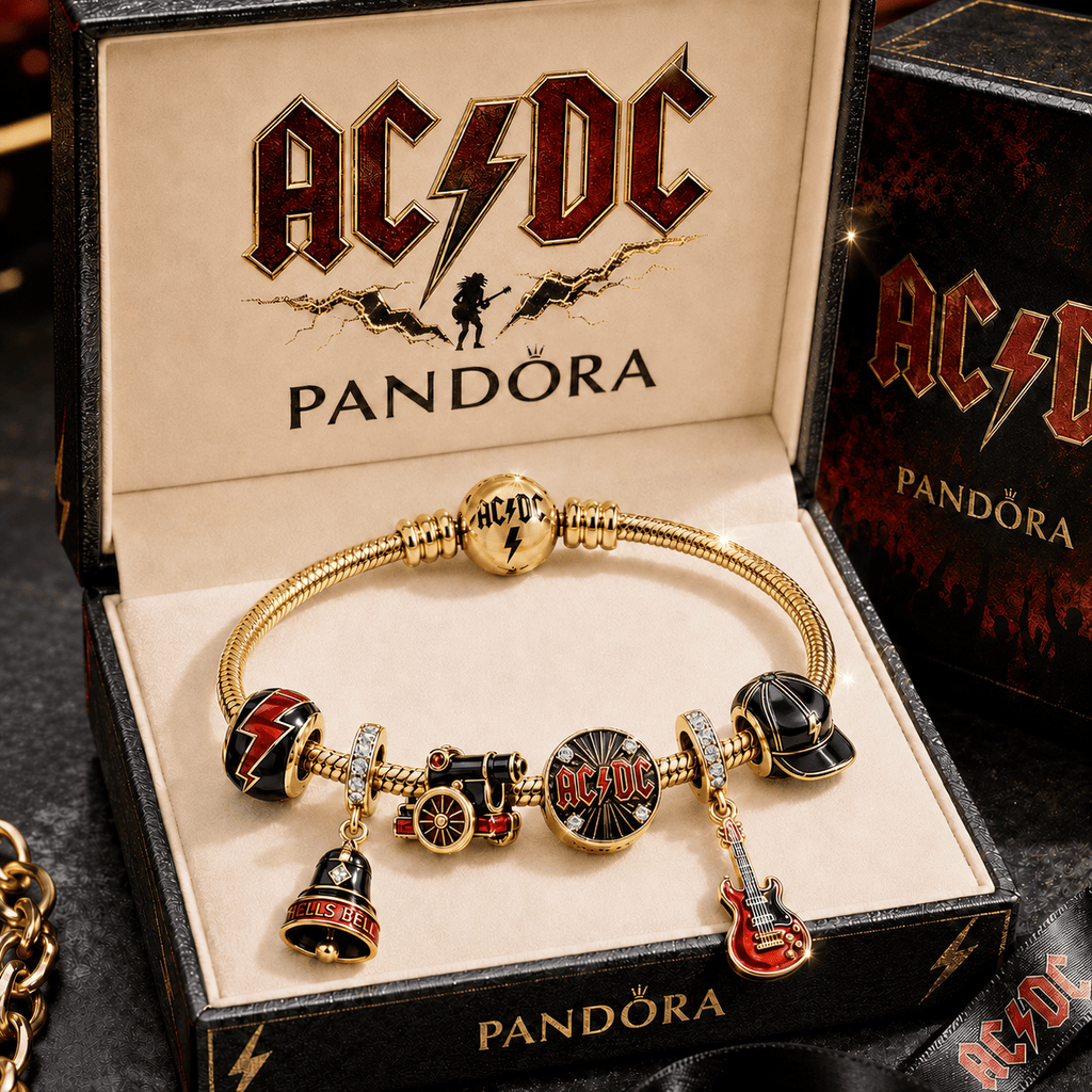 ACD Gold Charm Bracelet Set TTTT