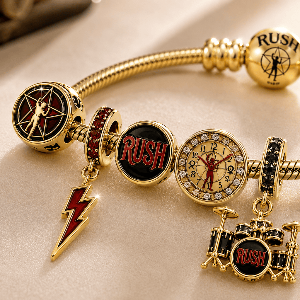 RSH Gold Charm Bracelet Set TTTT