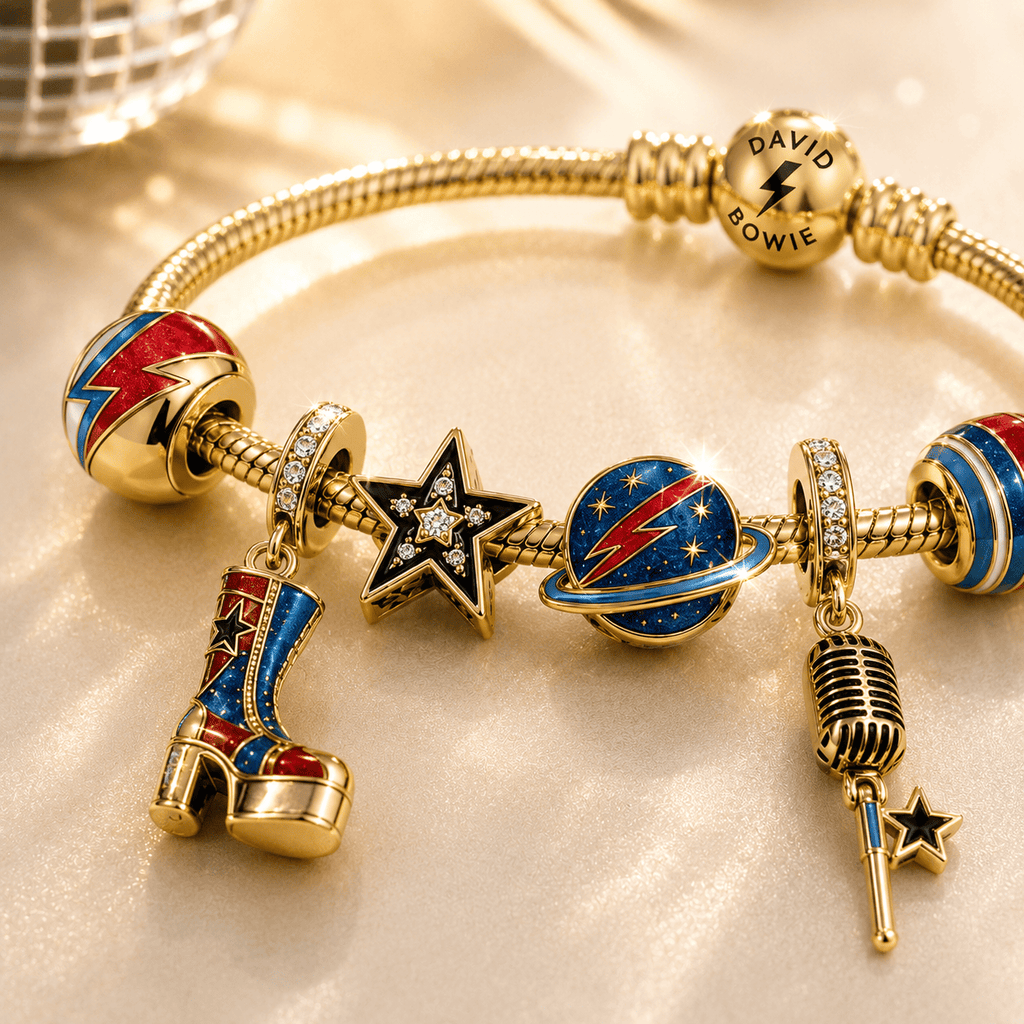 DVB Gold Charm Bracelet Set TTTT