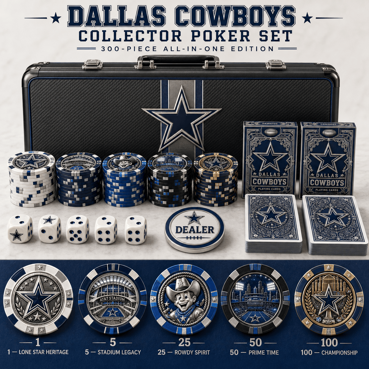 Premium DLCB Poker Set LNTH