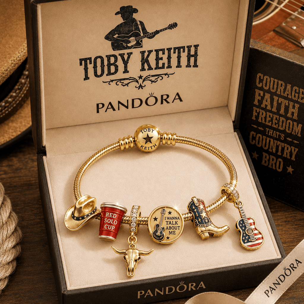 TBKH Gold Charm Bracelet Set TTTT