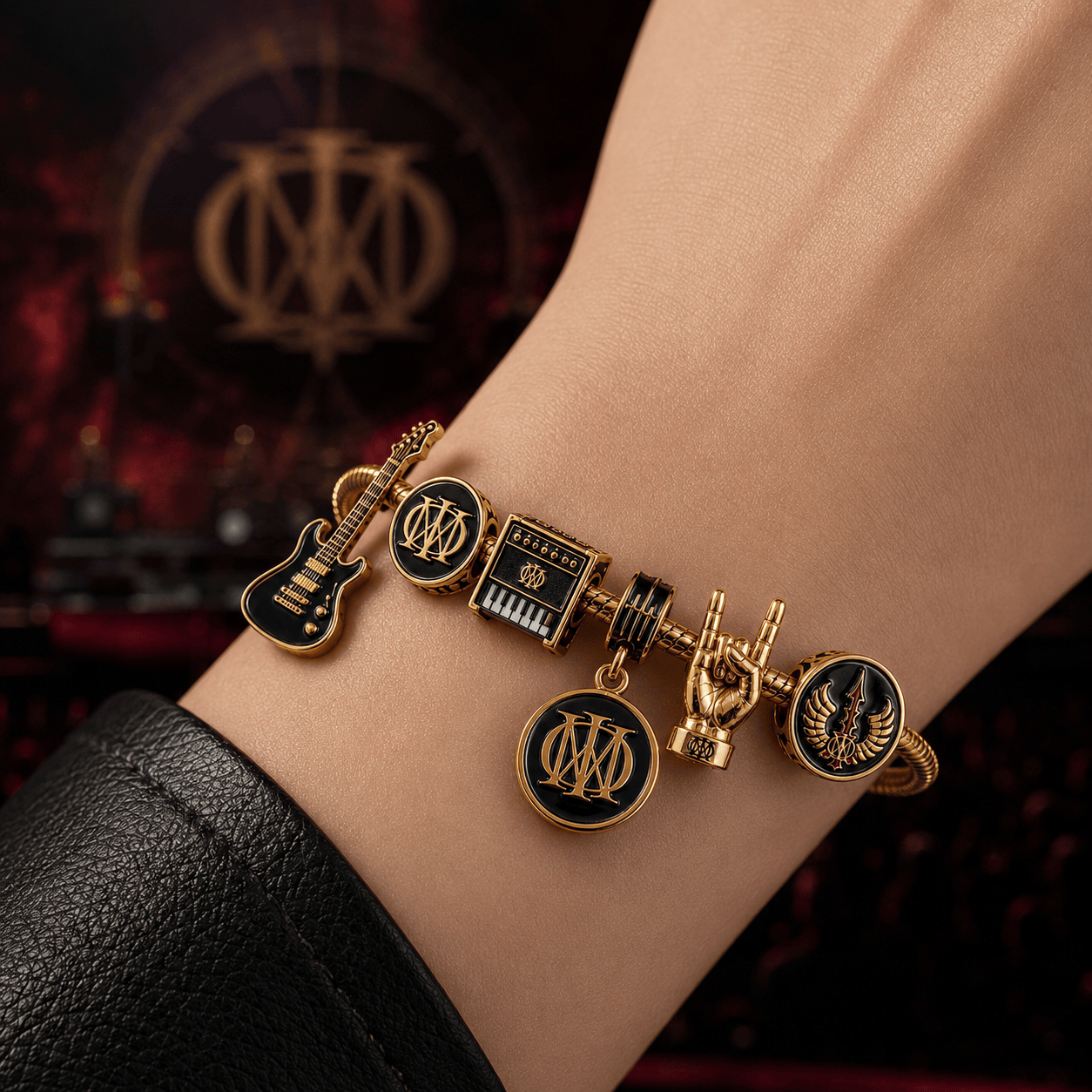 DRTT Gold Charm Bracelet Set PTT