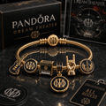 DRTT Gold Charm Bracelet Set PTT