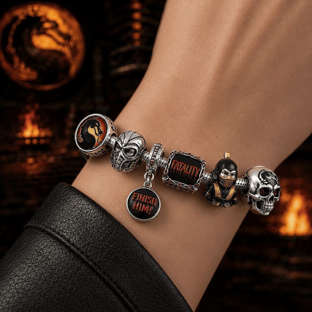 MKB Sliver Charm Bracelet Set PTT