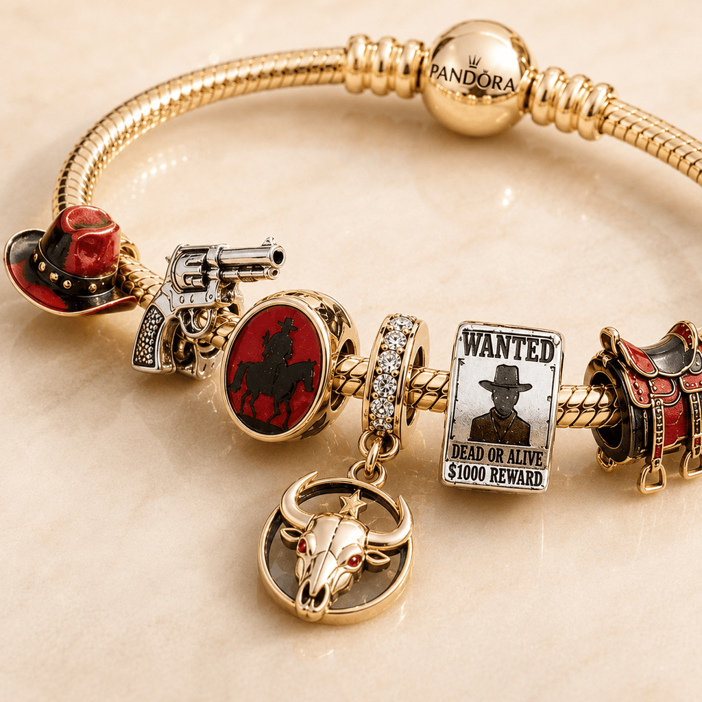 RDR Gold Charm Bracelet Set PTT