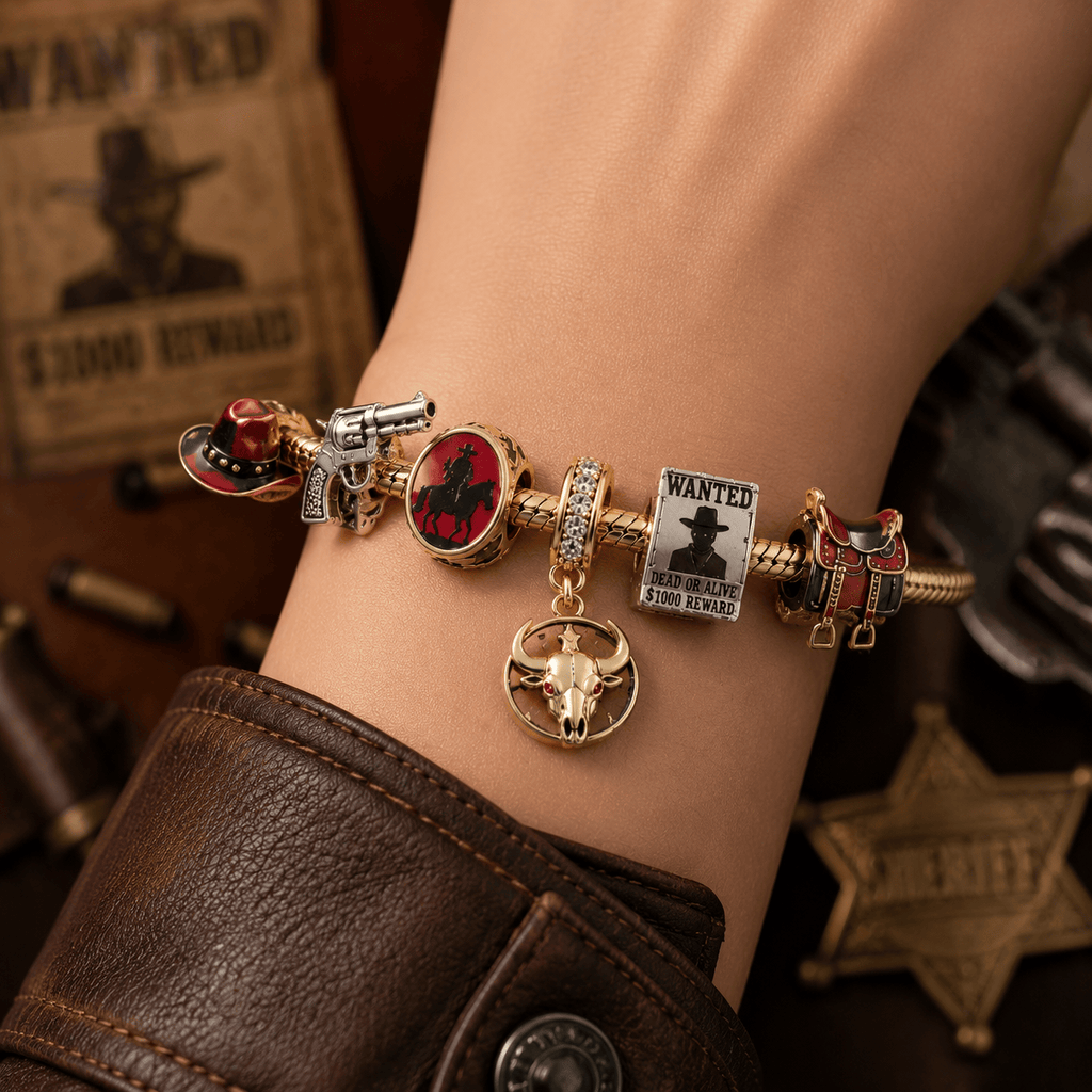 RDR Gold Charm Bracelet Set PTT
