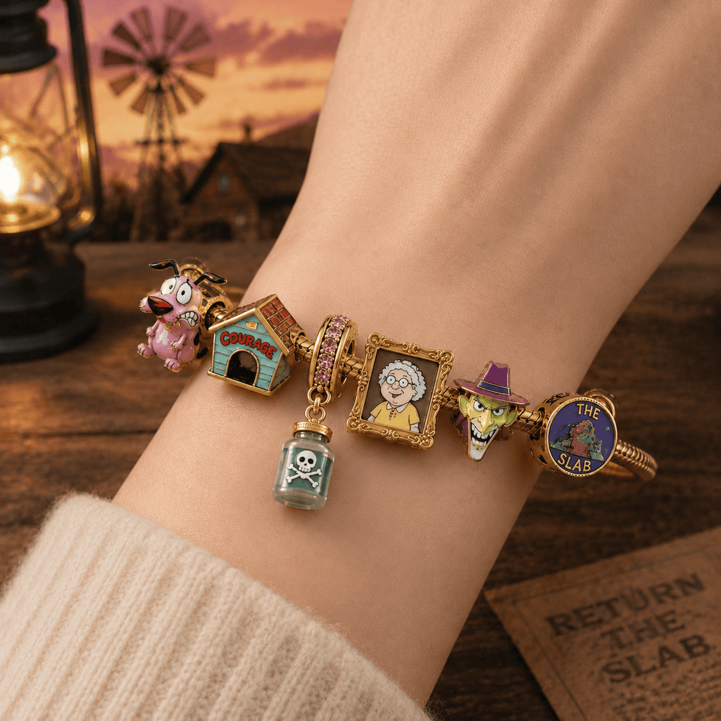 CCD Gold Charm Bracelet Set PTT