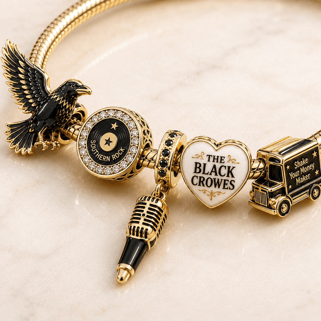 TBC Gold Charm Bracelet Set PTT